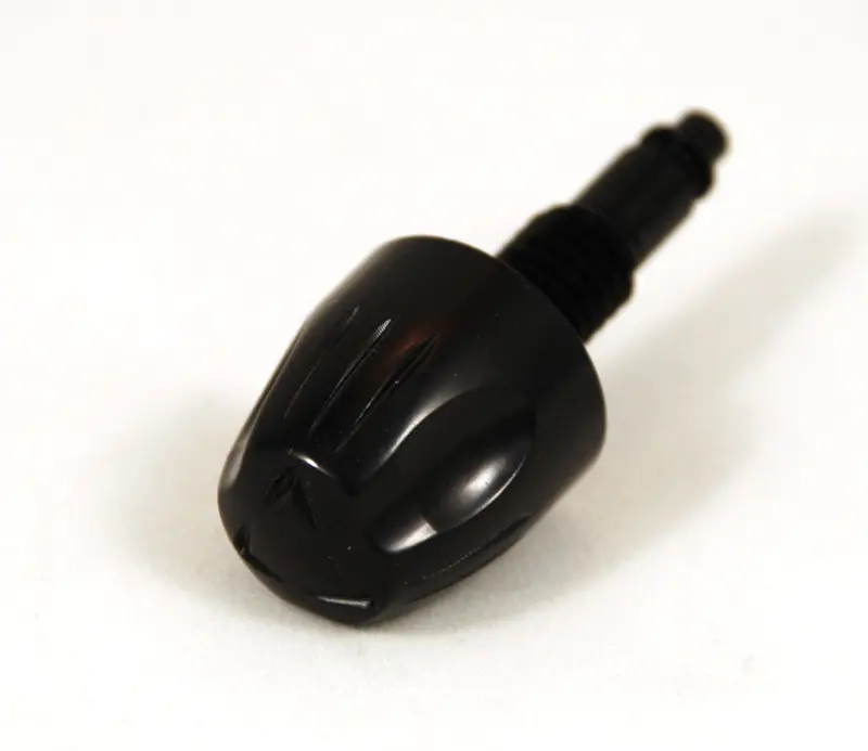 Dlx Luxe Bottomline Knob - Gloss Black 1