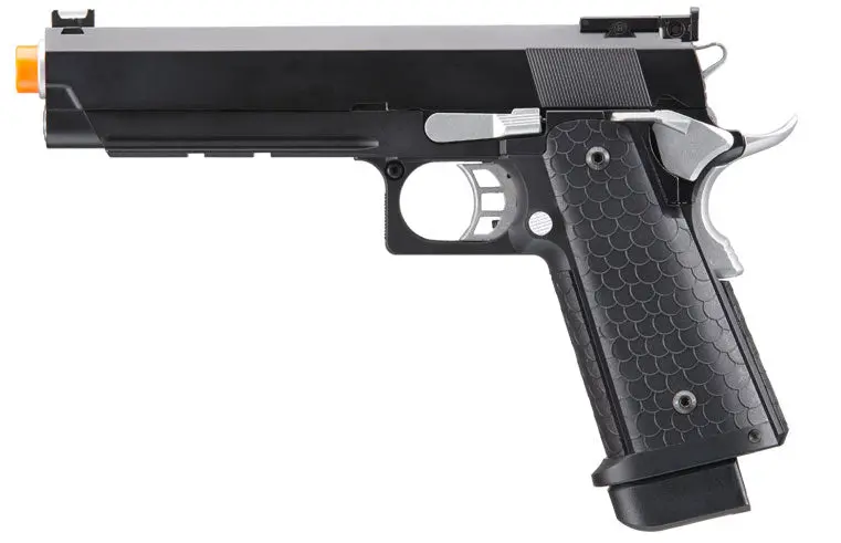 Double Bell Co2 Hi-Capa 5.1 Gas Blowback Airsoft Pistol With Silver Hammer 1