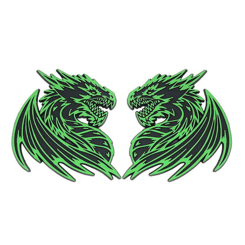 Dragon Emblem - Left And Right - Green 1