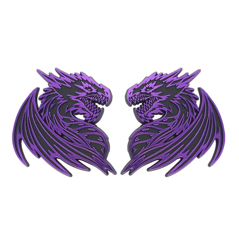 Dragon Emblem - Left And Right - Purple 1