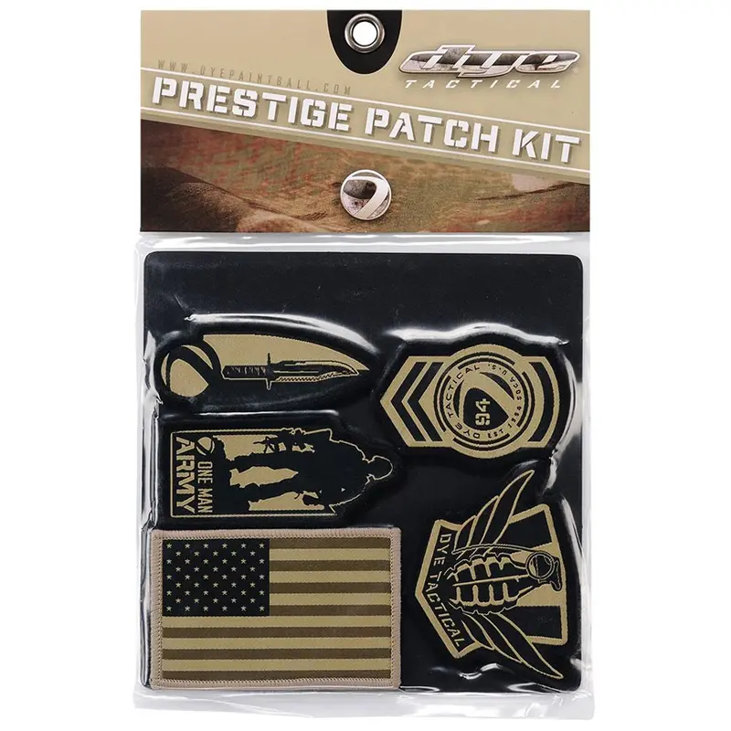 Dye Paintball Velcro Badge Patch 5 Patches Pack Tan Army Green Free Shipping 1