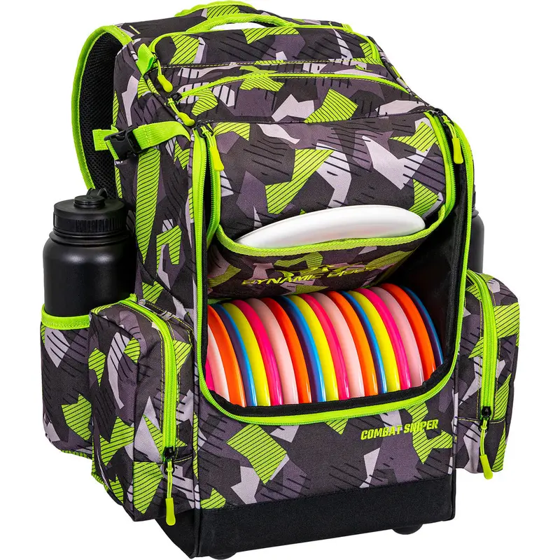 Dynamic Discs Combat Sniper Backpack Disc Golf Bag - Electric Camo 1