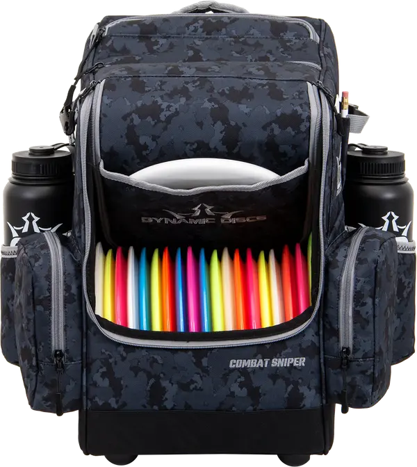Dynamic Discs Combat Sniper Backpack Disc Golf Bag - Midnight Camo 1