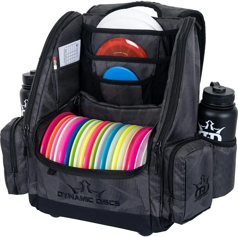 Dynamic Discs Commander Backpack Disc Golf Bag - Graphite Hex 1