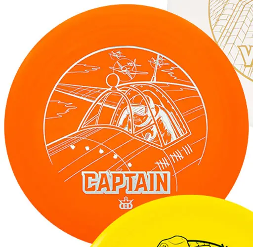 Dynamic Discs Prime Captain Animated Stamp Orange Disc 1