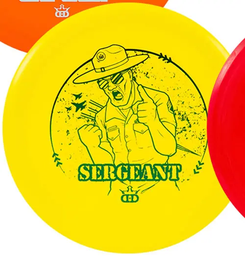 Dynamic Discs Prime Sergeant Animated Stamp Yellow Disc 1