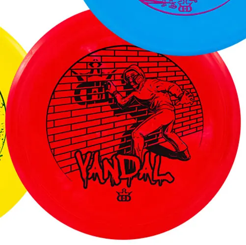 Dynamic Discs Prime Vandal Animated Stamp Red Disc 1