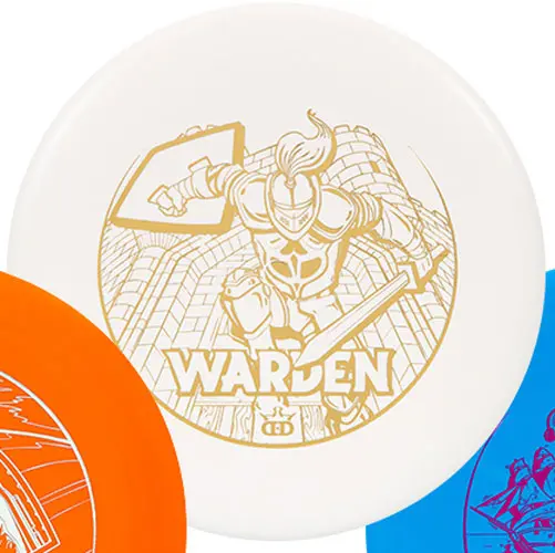 Dynamic Discs Prime Warden Animated Stamp White Disc 1