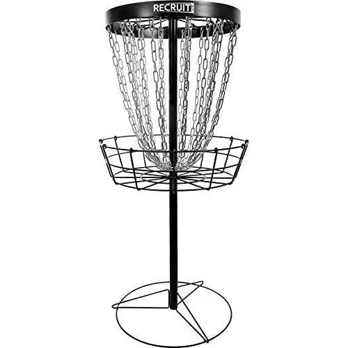 Dynamic Discs Recruit Lite Portable Disc Golf Target (Basket) - Black 1