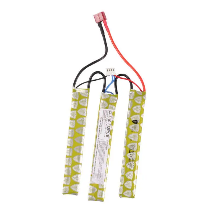 Elite Force 11.1V Lipo 1200 Mah 15C Tri-Panel Battery W/ Deans 1