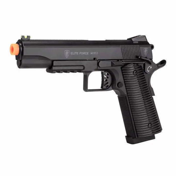 Elite Force M1911 Polymer Frame Co2 Blowback Airsoft Pistol - Black 1
