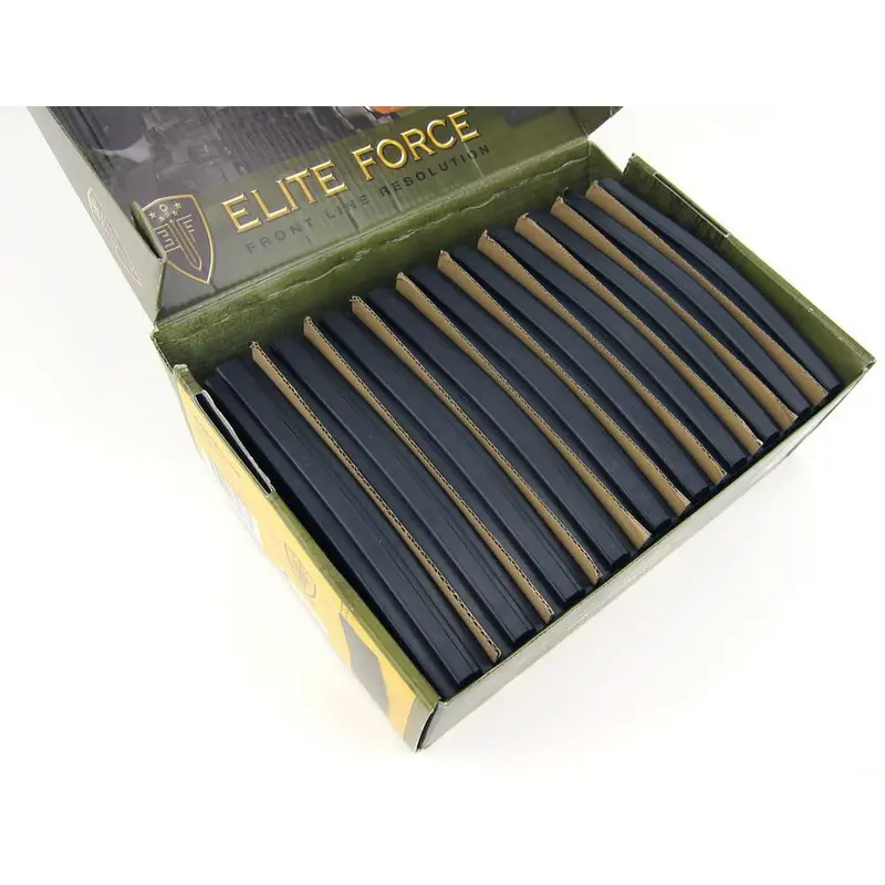 Elite Force M4 / M16 140Rd Mid Cap Magazine 10 Pack - Black 1