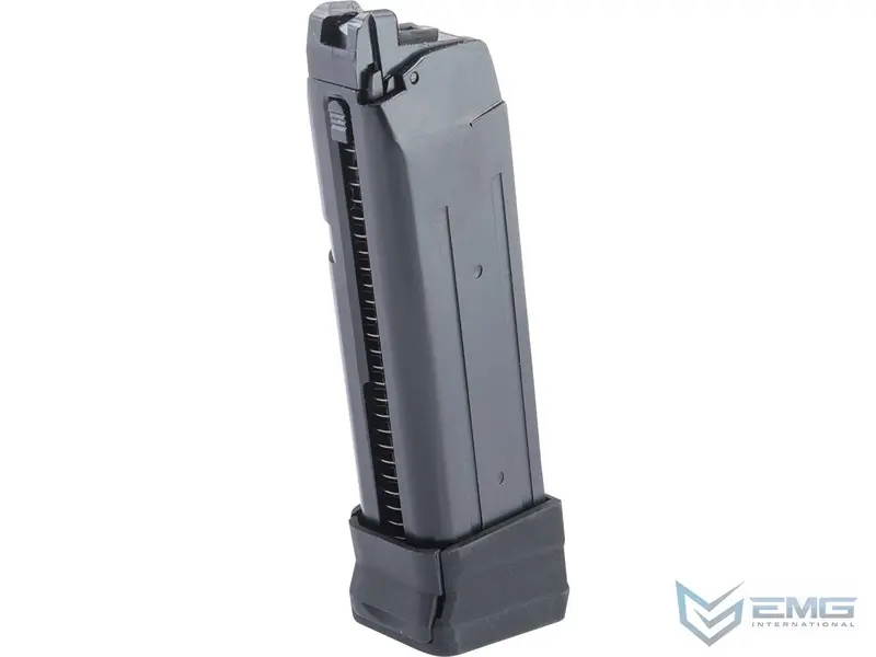 Emg 23Rd Magazine F1 Licensed Gsf-19 / Glock G19 Airsoft Gbb Magazine W/ Extended Baseplate - Co2 1