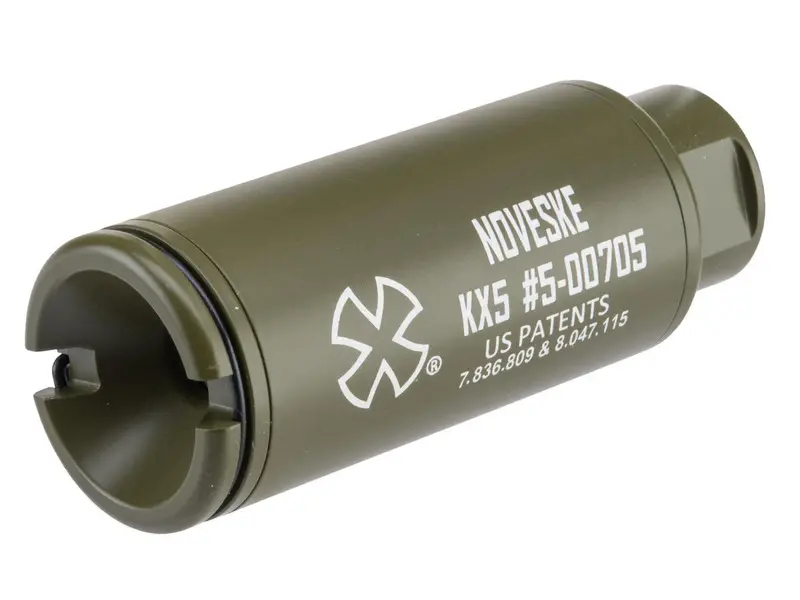 Emg Noveske Flash Hider W/ Built-In Nano Compact Rechargeable Tracer - Kx5 - Bazooka Green 1