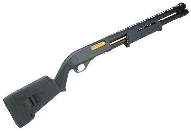 Emg Salient Arms Licensed M870 Mkii Airsoft Training Shotgun - Magpul - Black 1