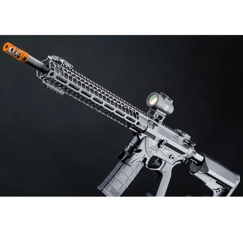 Emg Spike's Tactical Licensed Rare Breed "Spartan" M4 Airsoft Aeg Rifle W/ M-Lok Handguard - 13.2" Carbine - 400Fps 1
