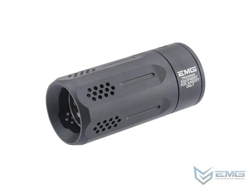 Emg Strike Industries Oppressor Universal Blast Shield W/ Built-In Acetech Bifrost M Rgb Rechargeable Tracer - Black 1