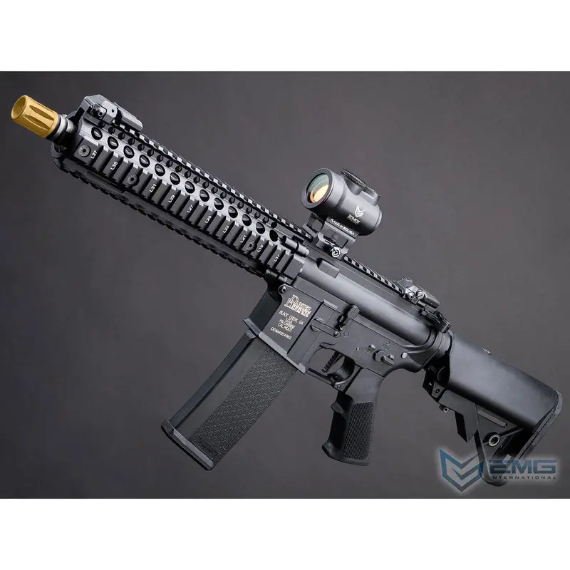 Emg X Daniel Defense Mk18 Sa-C19 Core Gen. 2 Airsoft Aeg Rifle - Specna Arms W/ Hal Mosfet - Black 1
