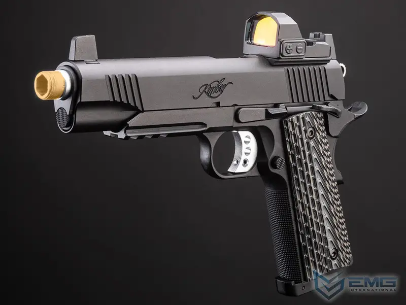 Emg X Kimber Licensed Custom Tle/Rl Ii 1911 Co2 Gas Blowback Airsoft Pistol With G10 Grips 1