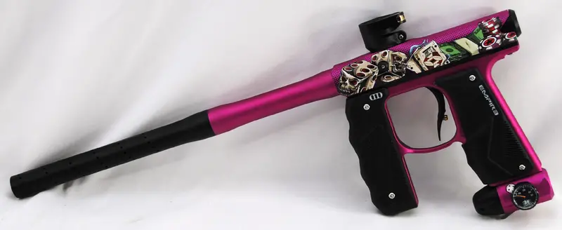 Empire Mini Gs Paintball Gun W/ 2 Piece Barrel - Midnight Gambler Edition 2