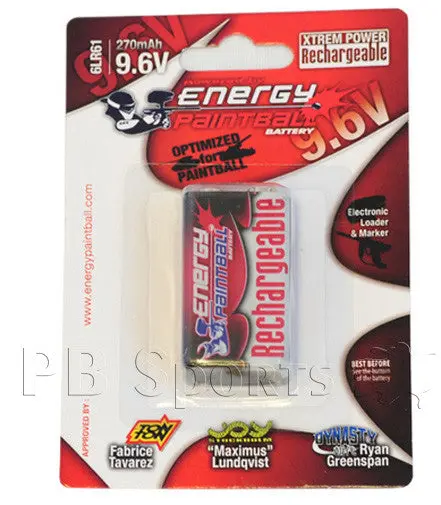 Energy Paintball 9.6V Rechargeable Battery 1