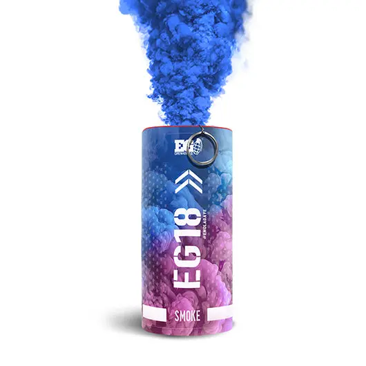 Enola Gaye Eg18 Gender Reveal Smoke Bomb - Blue - No Shipping 1