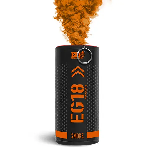 Enola Gaye Eg18 Smoke Grenade - Orange - No Shipping 1