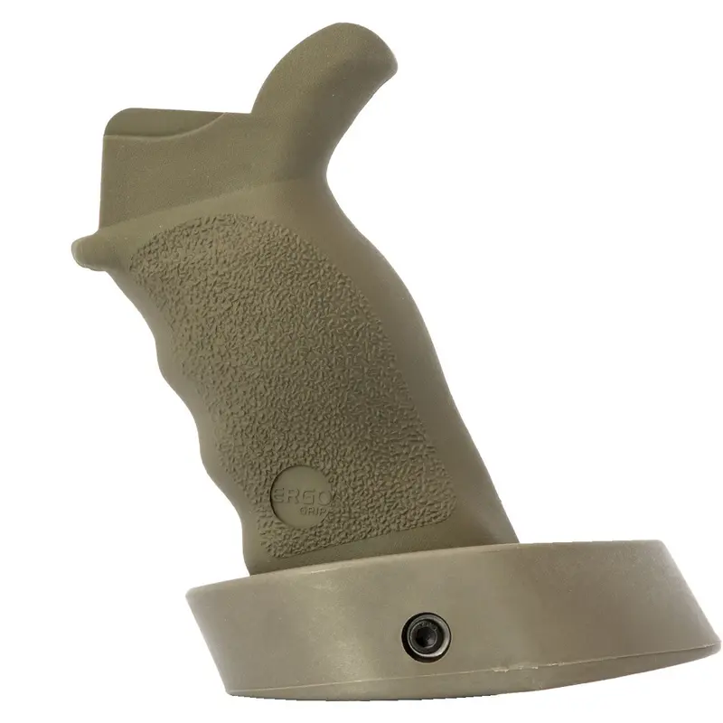 Ergo Tactical Deluxe Ambidextrous Grip W/ Dark Earth Palm Shelf - Dark Earth 1