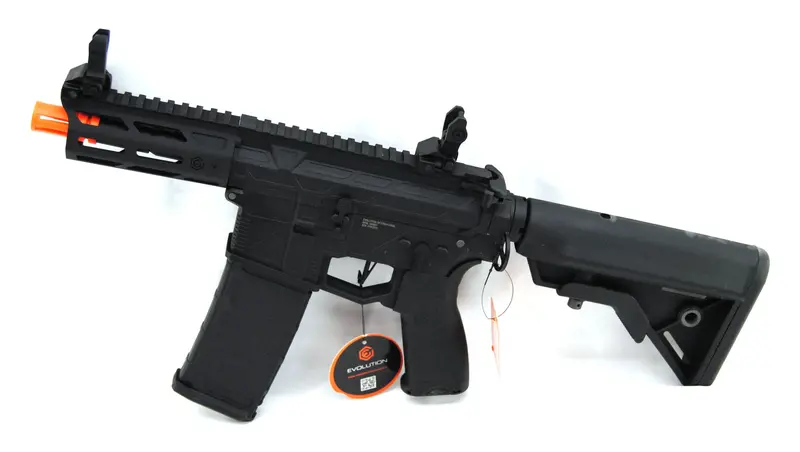 Evolution Combat Ghost Xs Emr Carbontech Etu Airsoft Rifle - Black 1