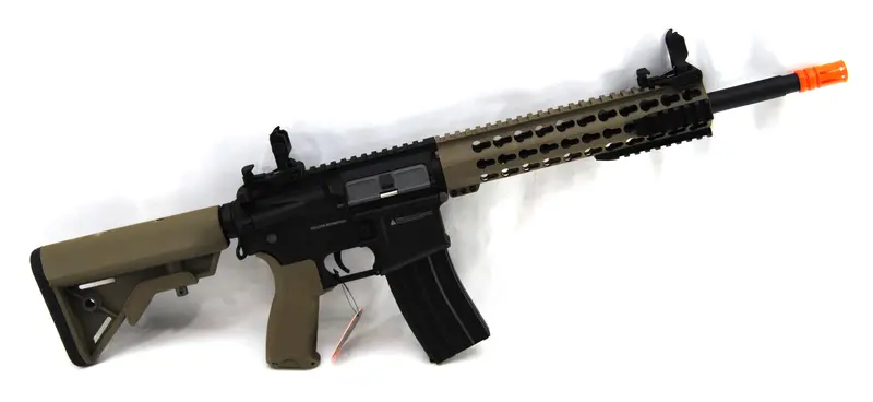 Evolution Combat Recon S 14.5" Carbontech Airsoft Rifle - Black/Tan 2