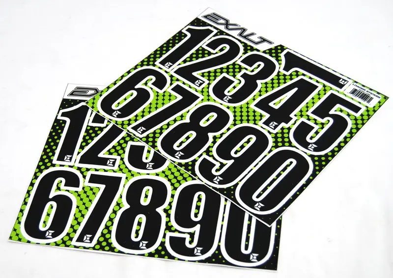 Exalt Loader Number Sticker Sheet 2