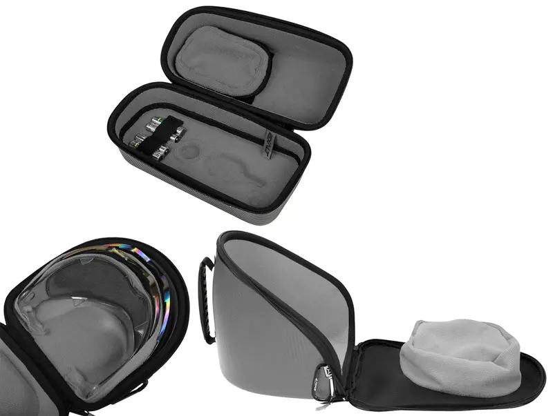 Exalt Universal Carbon V3 Goggle & V3 Lens & Loader Case - Charcoal Grey 1
