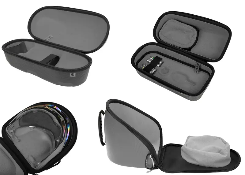 Exalt Universal Carbon V3 Goggle & V3 Lens & Loader & Tank Case - Charcoal Grey 1
