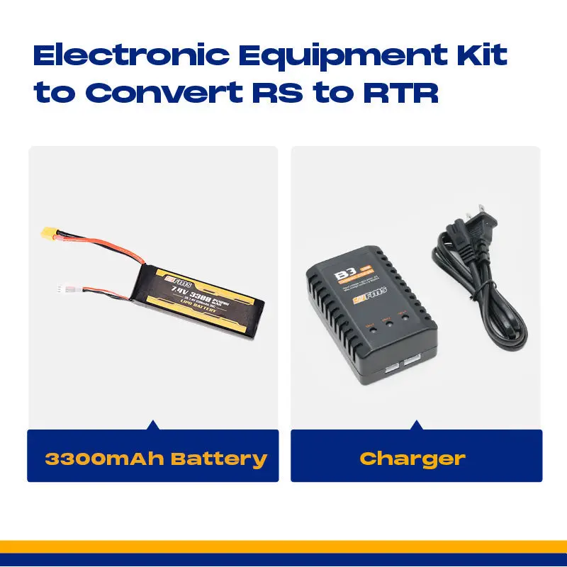 🎁 Electronic Equipment Kit To Convert Rs To Rtr (3300Mah Battery) 1