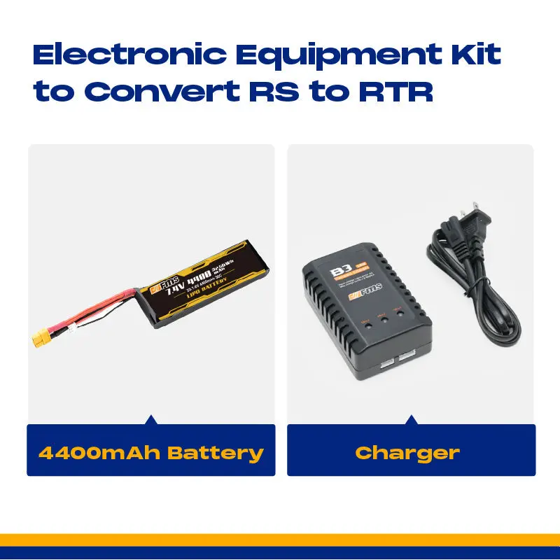 🎁 Electronic Equipment Kit To Convert Rs To Rtr (4400Mah Battery) 1