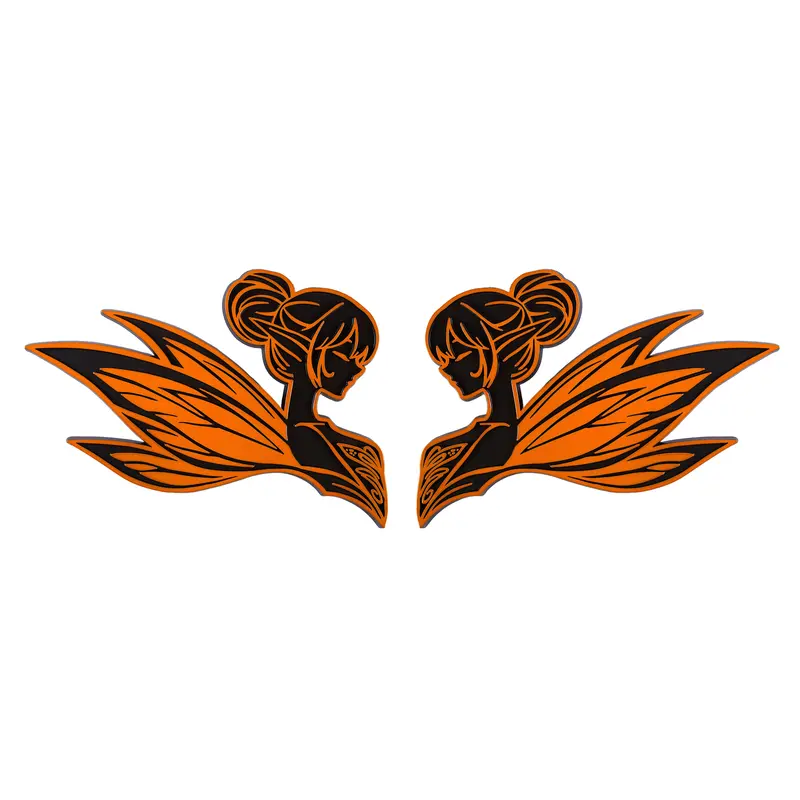 Fairy Emblem - Left And Right - Orange 1