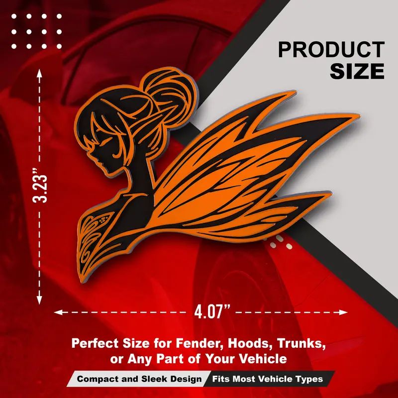 Fairy Emblem - Left And Right - Orange 2