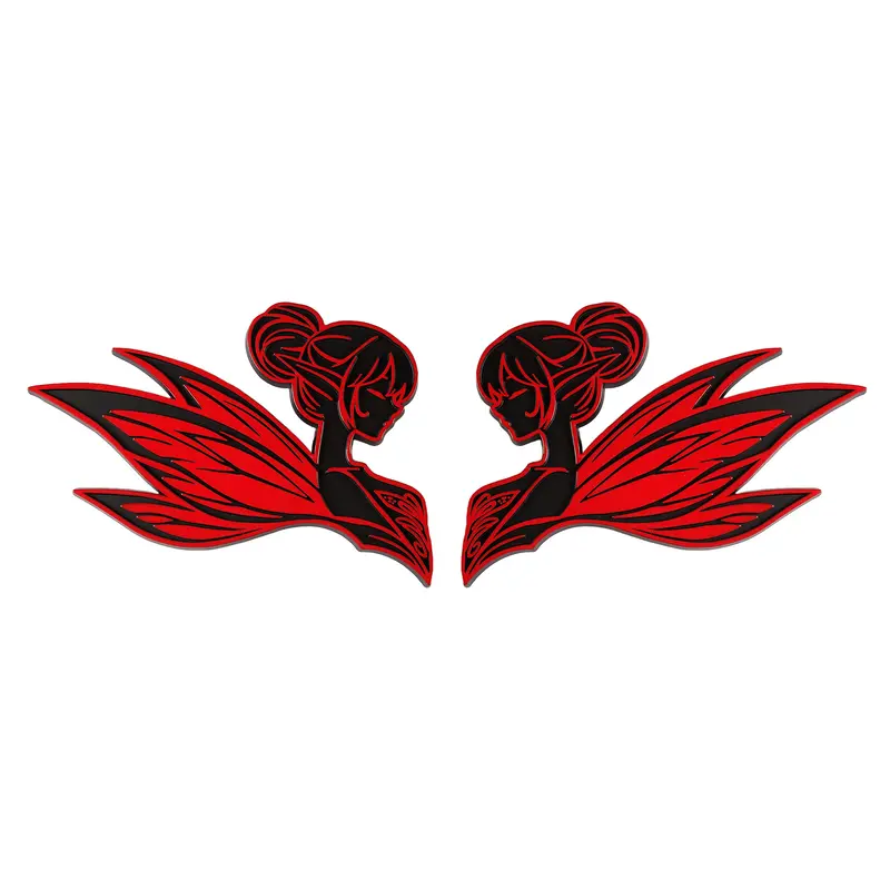 Fairy Emblem - Left And Right - Red 1