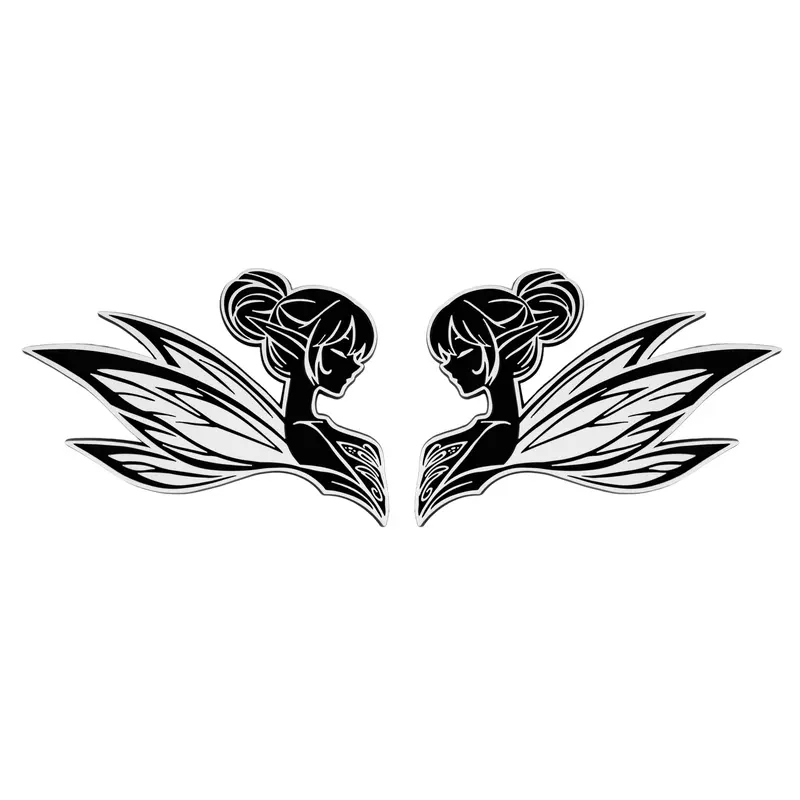 Fairy Emblem - Left And Right - White 1