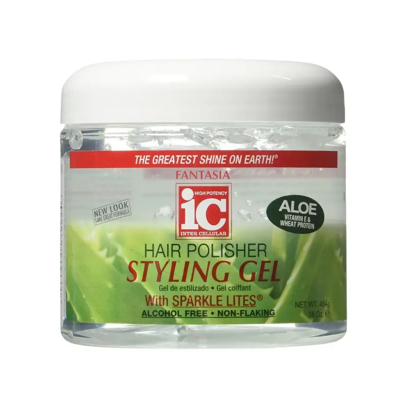 Fantasia Ic Hair Polisher Styling Gel With Sparkle Lites | Alcohol-Free Shine Gel – 16 Oz 1