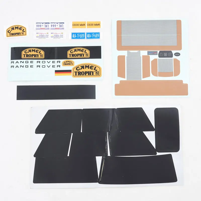 Fcx10 Range Rover Decal Sheet Set 1