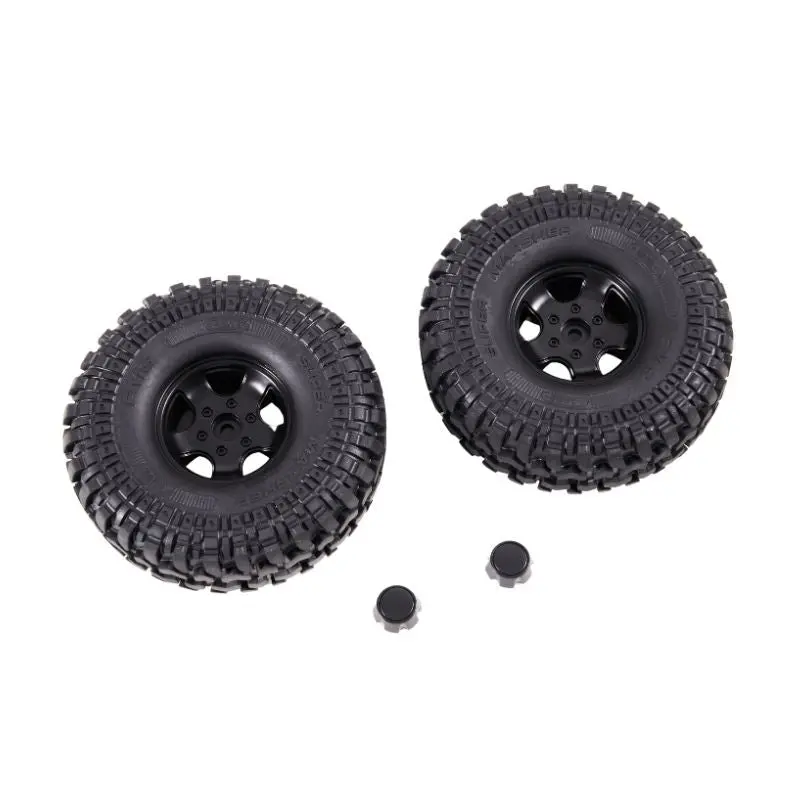 Fcx10 Toyota Lc80 Wheel Assembly 1Pair (25 Degrees) 1