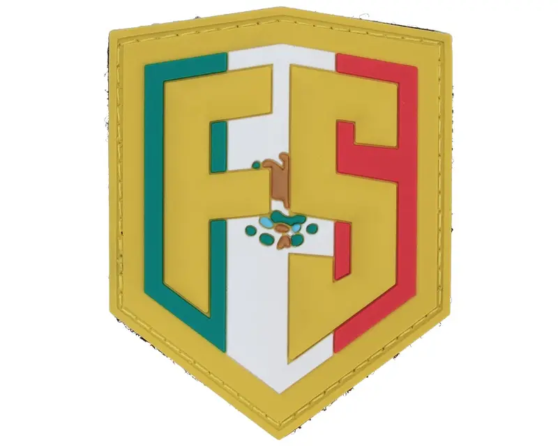 First Strike Pvc Velcro Patch - Mexico Shield 1