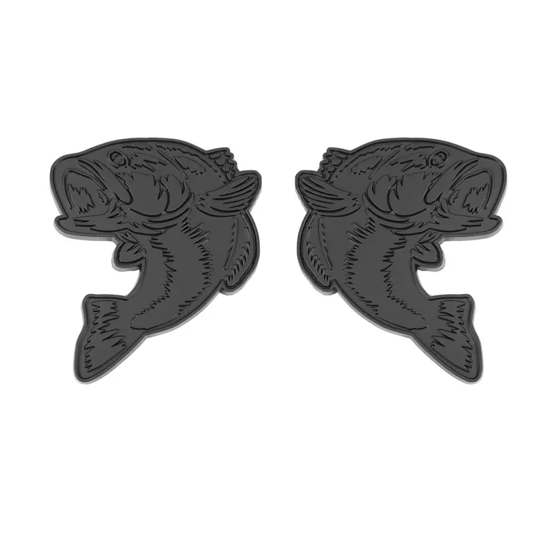 Fish Emblem - Left And Right - Black 1