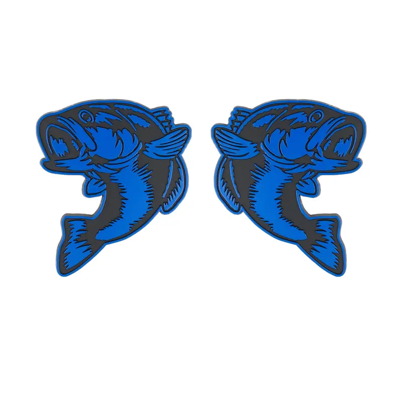 Fish Emblem - Left And Right - Blue 1