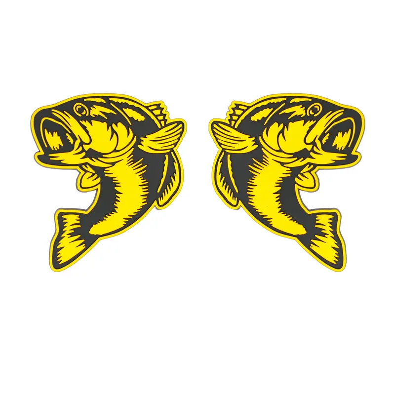 Fish Emblem - Left And Right - Yellow 1