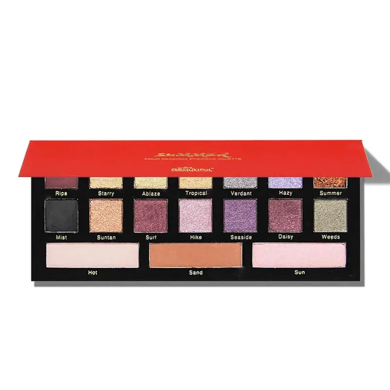 Four Seasons Summer 17 Colors Eye/Face Makeup Palette - Summer 1