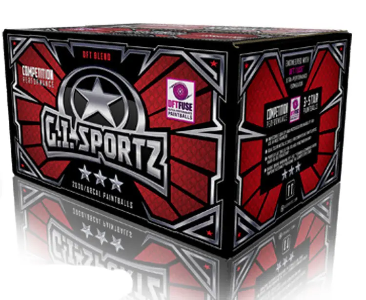 G.I. Sportz 3 Star Paintballs - Yellow Fill - 2000 Count - No Shipping 1