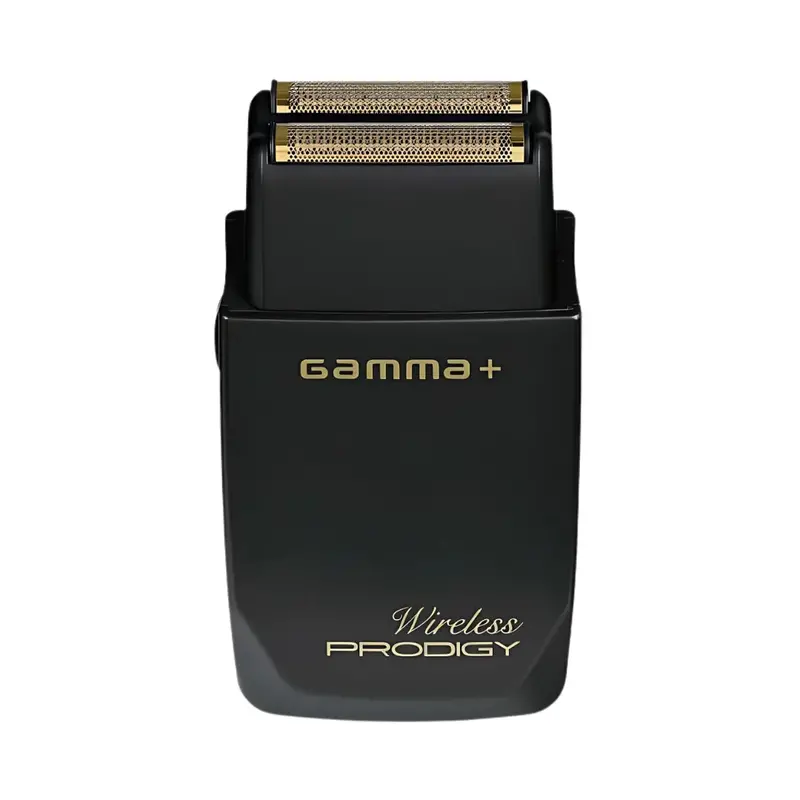 Gamma+ Wireless Prodigy Foil Shaver Matte Black | Professional Cordless Electric Shaver With Gold Titanium Foils 1