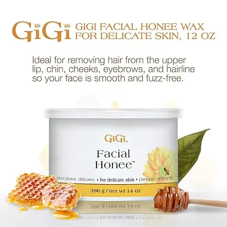 Gigi Facial Honee Wax, For Delicate Skin - 14 Oz 1